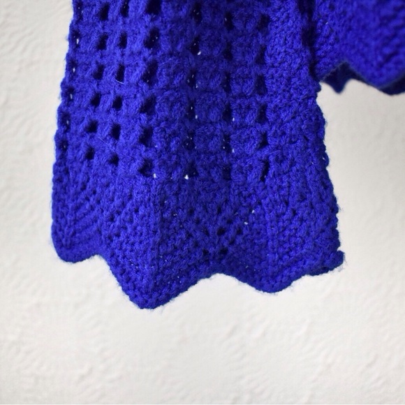 Ya Los Angeles Blue Open Knit Sweater - Picture 5 of 14